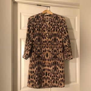 Leopard Print Dress, The Limited, XS